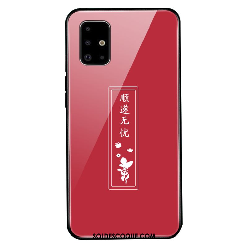 Coque Samsung Galaxy A51 Dessin Animé Verre Créatif Personnalisé Téléphone Portable En Ligne