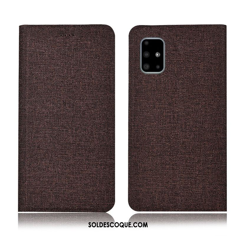 Coque Samsung Galaxy A51 Incassable Foncé Protection Étoile Tout Compris Pas Cher