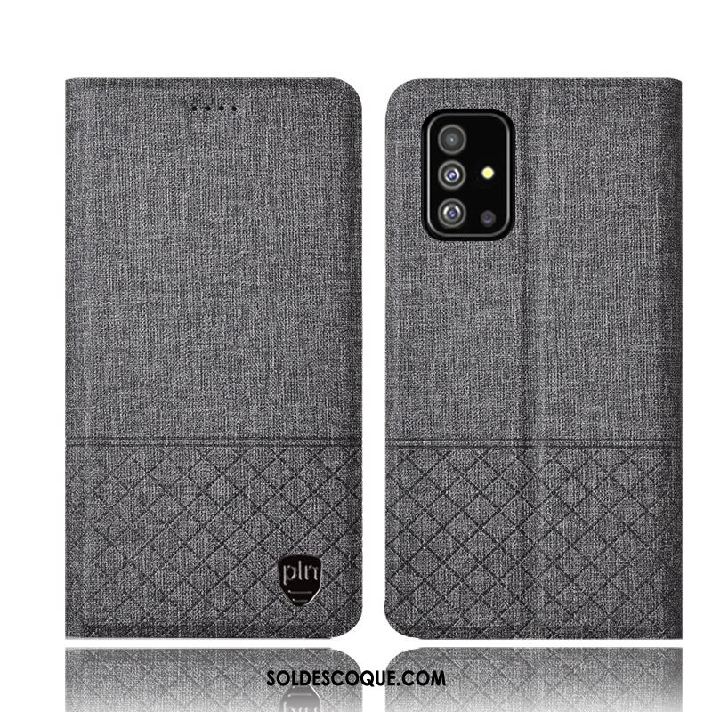 Coque Samsung Galaxy A51 Incassable Étui En Cuir Étoile Tout Compris Téléphone Portable Housse Pas Cher