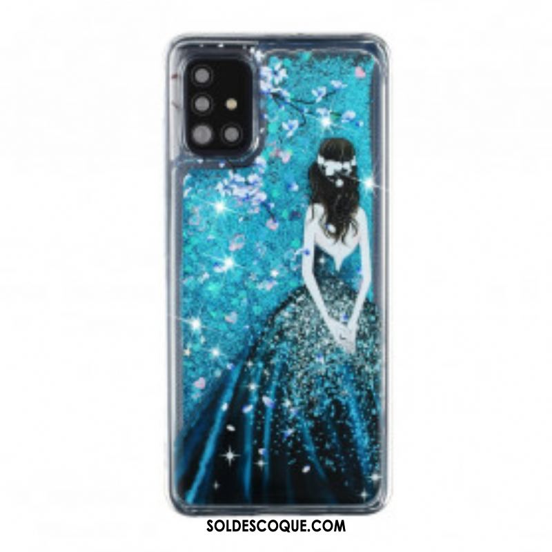 Coque Samsung Galaxy A52 4G / A52 5G / A52s 5G Femme Paillettes