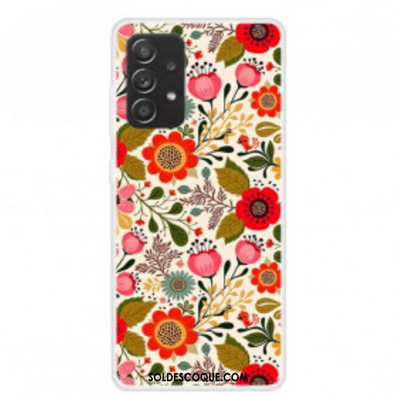 Coque Samsung Galaxy A52 4G / A52 5G / A52s 5G Marguerites