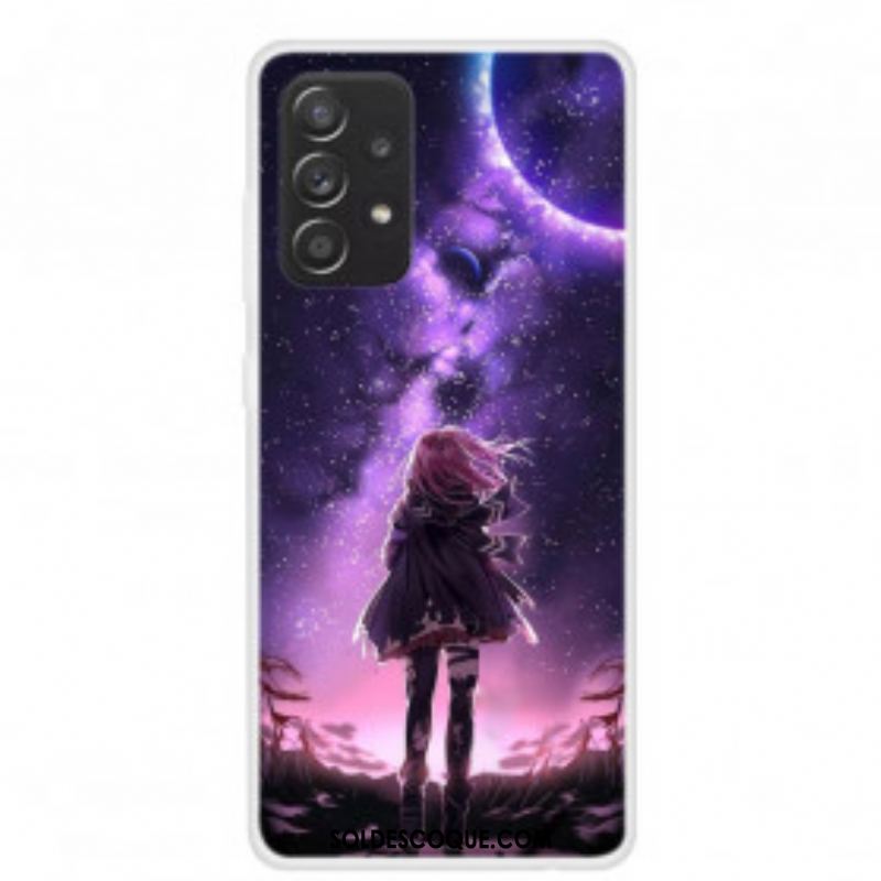 Coque Samsung Galaxy A52 4G / A52 5G / A52s 5G Pleine Lune Magique