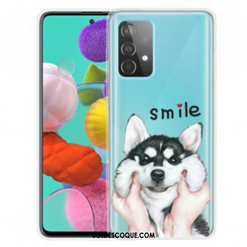 Coque Samsung Galaxy A52 4G / A52 5G / A52s 5G Smile Dog