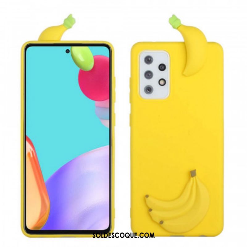 Coque Samsung Galaxy A53 5G Banane 3D