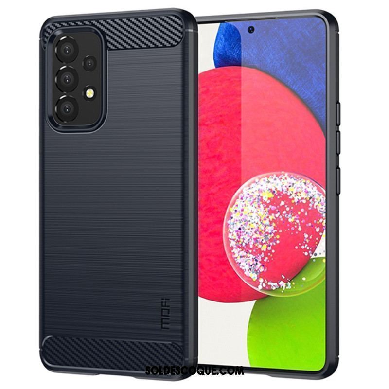 Coque Samsung Galaxy A53 5G Fibre Carbone Brossée MOFI