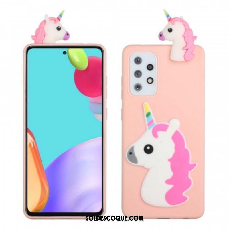 Coque Samsung Galaxy A53 5G Licorne 3D