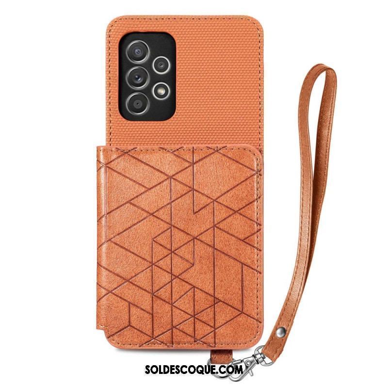 Coque Samsung Galaxy A53 5G Porte-Cartes à Lanière