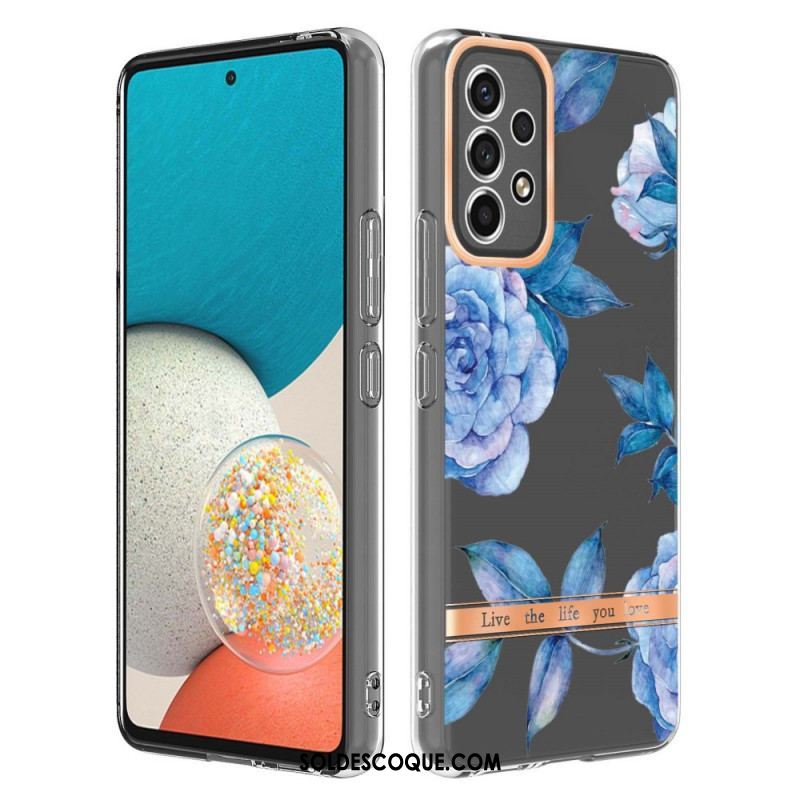 Coque Samsung Galaxy A53 5G Transparente Florale