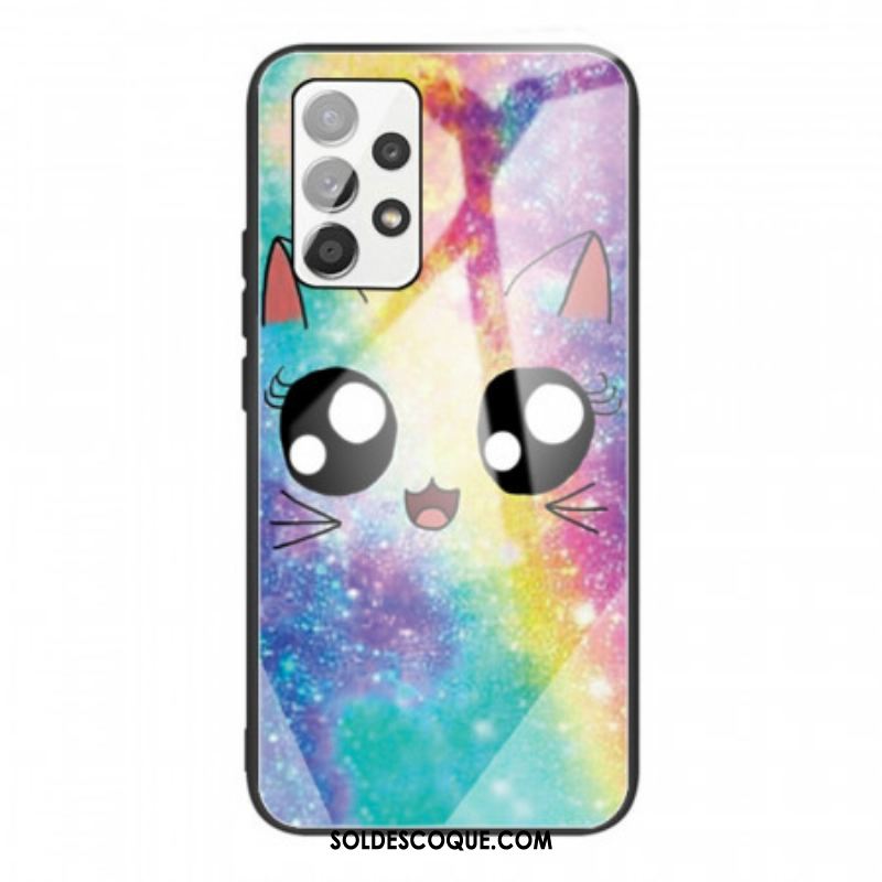 Coque Samsung Galaxy A53 5G Verre Trempé Chat