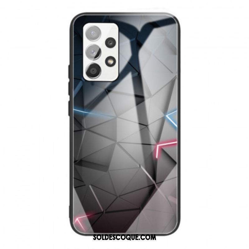 Coque Samsung Galaxy A53 5G Verre Trempé Géométrie