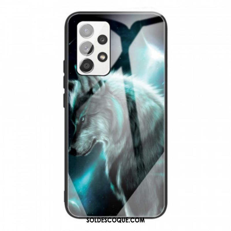 Coque Samsung Galaxy A53 5G Verre Trempé Loup