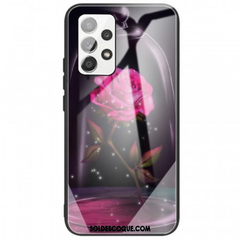 Coque Samsung Galaxy A53 5G Verre Trempé Rose Magique