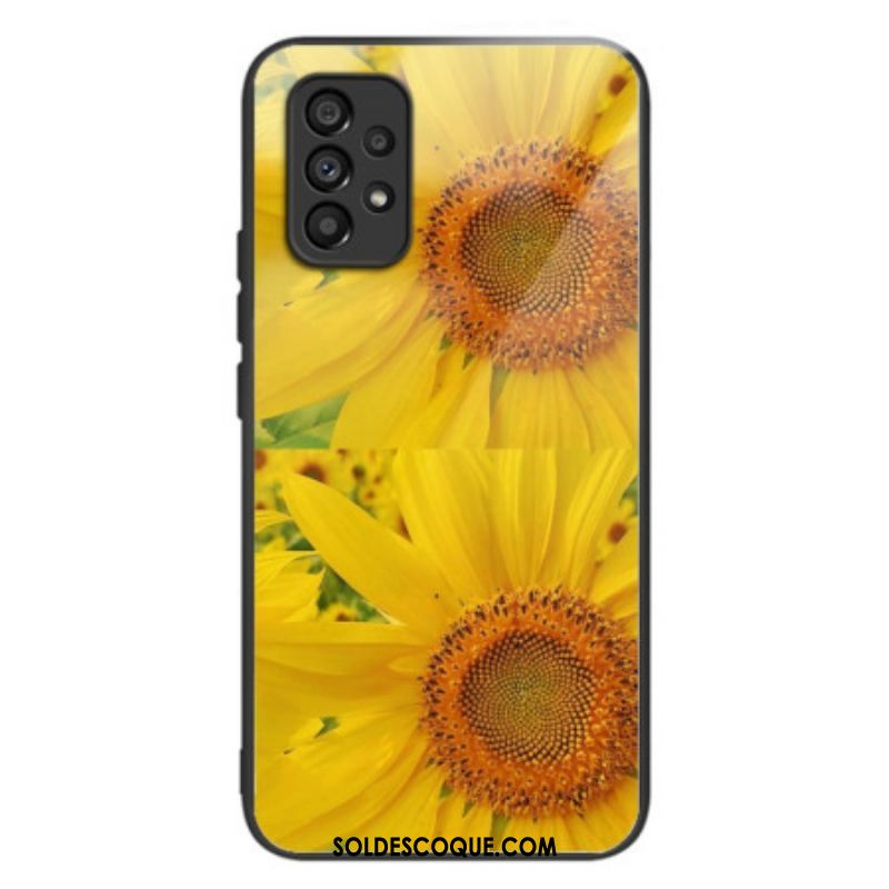 Coque Samsung Galaxy A53 5G Verre Trempé Tournesol