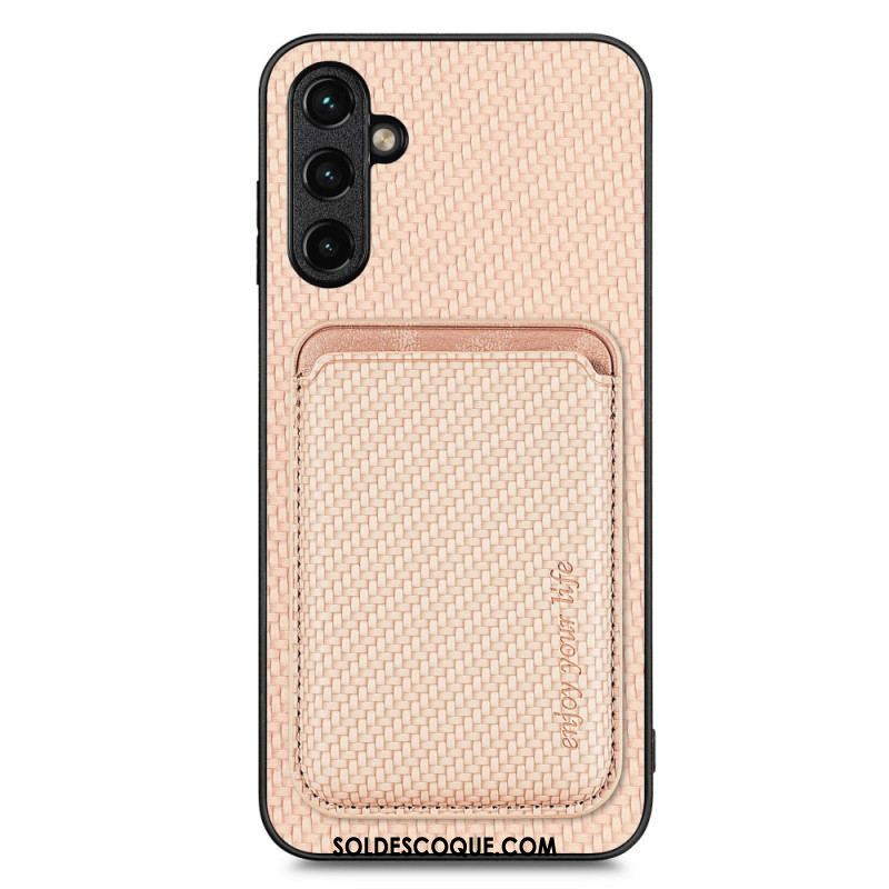 Coque Samsung Galaxy A54 5G Fibre Carbone Porte-Cartes