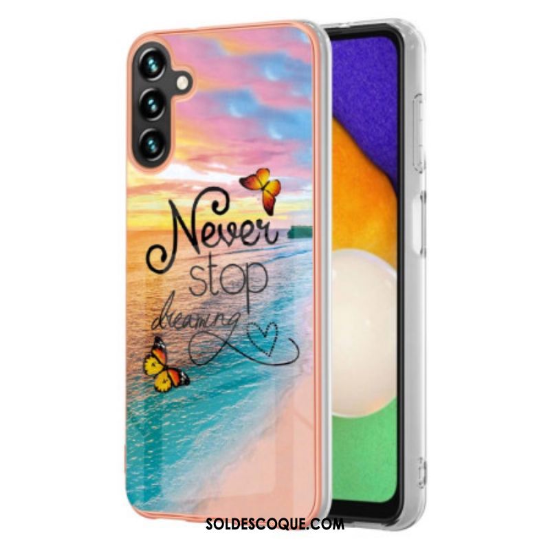 Coque Samsung Galaxy A54 5G Never Sto Dreaming Papillons