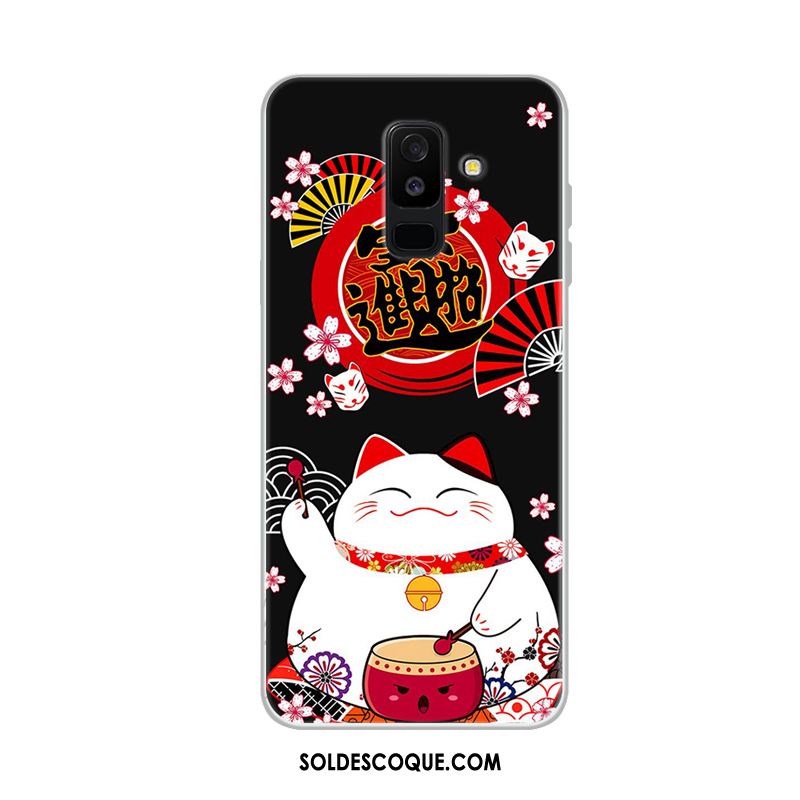 Coque Samsung Galaxy A6+ Créatif Marque De Tendance Fluide Doux Téléphone Portable Dessin Animé En Ligne