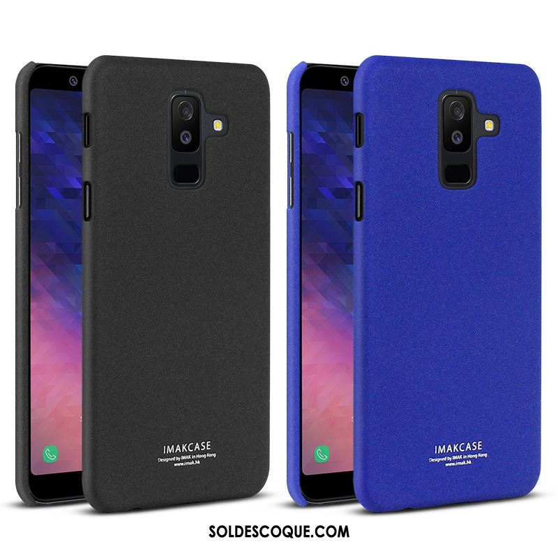 Coque Samsung Galaxy A6 Denim Transparent Téléphone Portable Noir Résistant À L'usure En Ligne