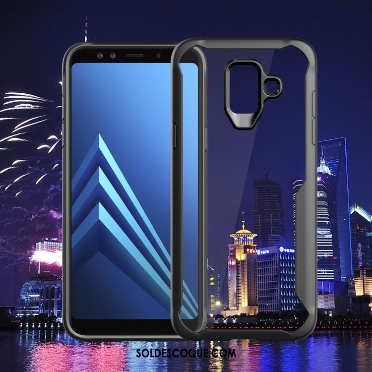 Coque Samsung Galaxy A6+ Protection Silicone Business Simple Étoile Soldes