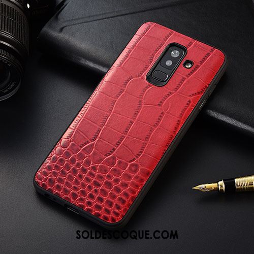 Coque Samsung Galaxy A6+ Tout Compris Étui En Cuir Étoile Tendance Business En Ligne