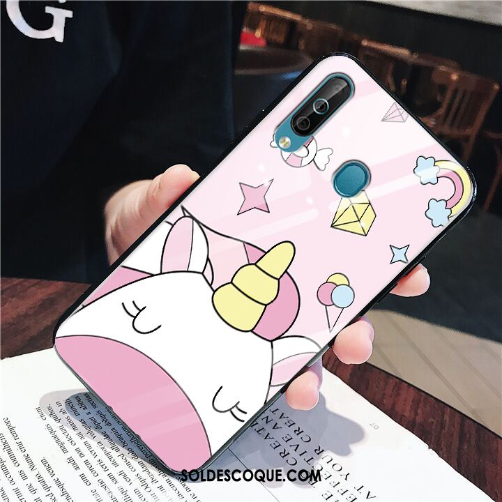 Coque Samsung Galaxy A60 Incassable Rose Étui Silicone Étoile Soldes