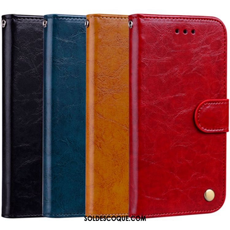 Coque Samsung Galaxy A60 Portefeuille Rouge Téléphone Portable Étoile Étui En Cuir Housse Soldes