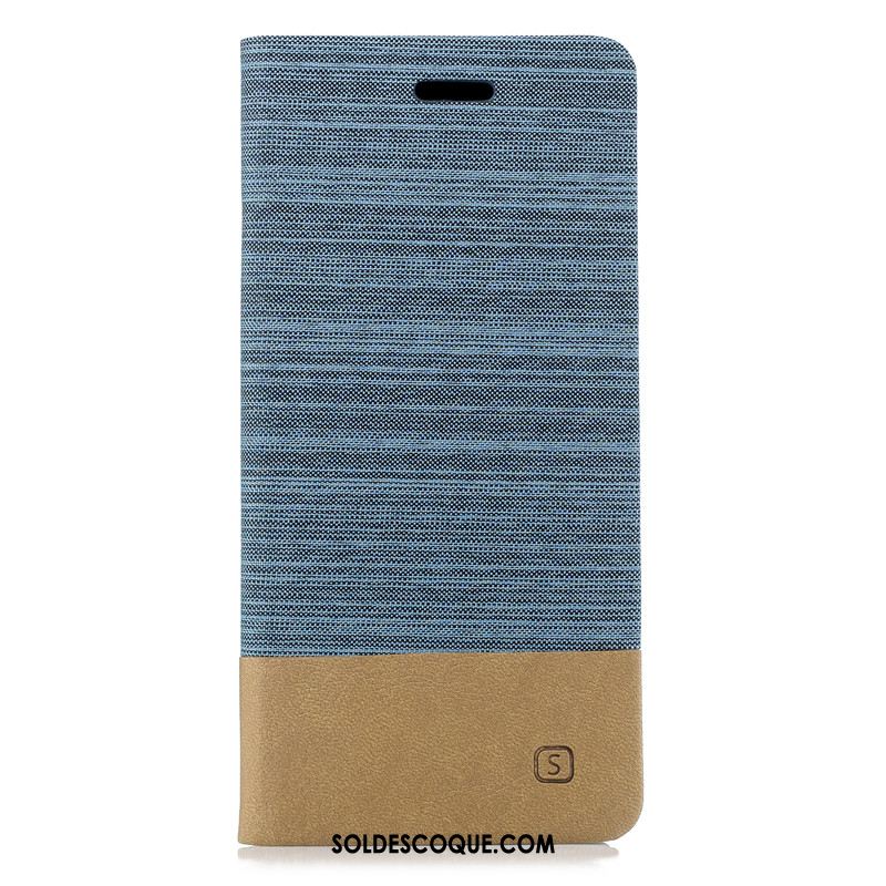 Coque Samsung Galaxy A7 2018 Fluide Doux Téléphone Portable Protection Bleu Clair Portefeuille Pas Cher