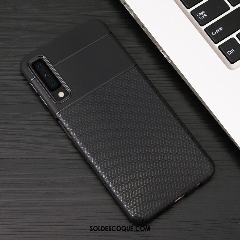 Coque Samsung Galaxy A7 2018 Étoile Fluide Doux Étui Créatif Délavé En Daim En Vente