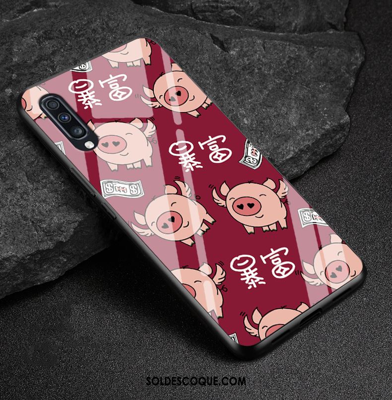 Coque Samsung Galaxy A70 Dessin Animé Incassable Créatif Verre Tout Compris Soldes