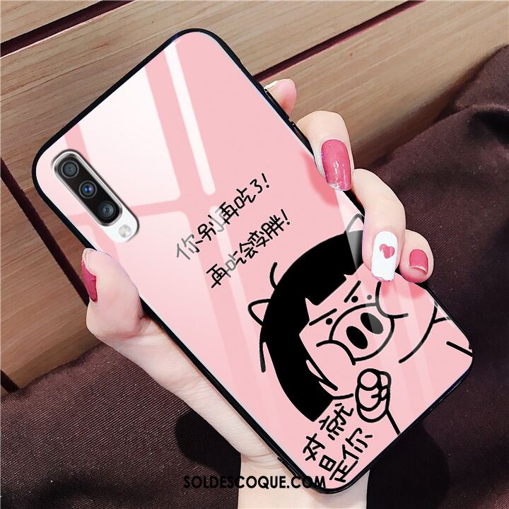 Coque Samsung Galaxy A70 Protection Charmant Dessin Animé Difficile Rose Soldes