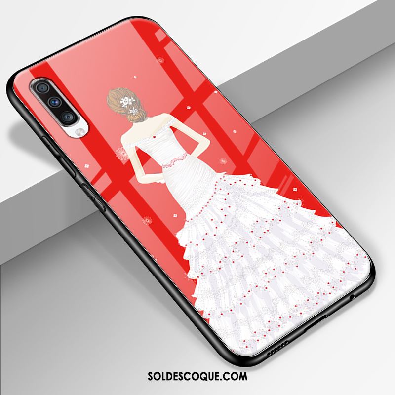 Coque Samsung Galaxy A70 Étoile Incassable Silicone Tout Compris Rouge En Ligne