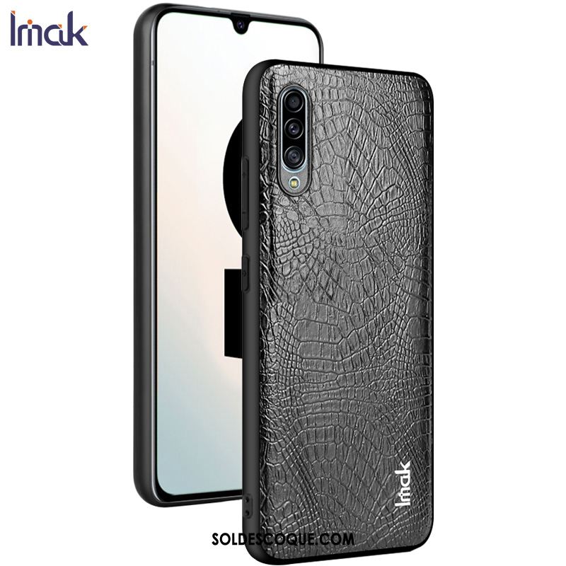 Coque Samsung Galaxy A70s Cuir Téléphone Portable Protection Fluide Doux Étui Soldes