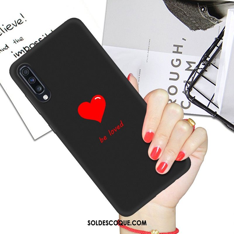 Coque Samsung Galaxy A70s Fluide Doux Dessin Animé Ornements Suspendus Noir Silicone Housse En Ligne