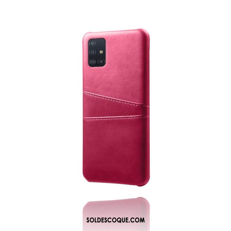 Coque Samsung Galaxy A71 Étoile Résistant À L'usure Protection Carte Étui Pas Cher