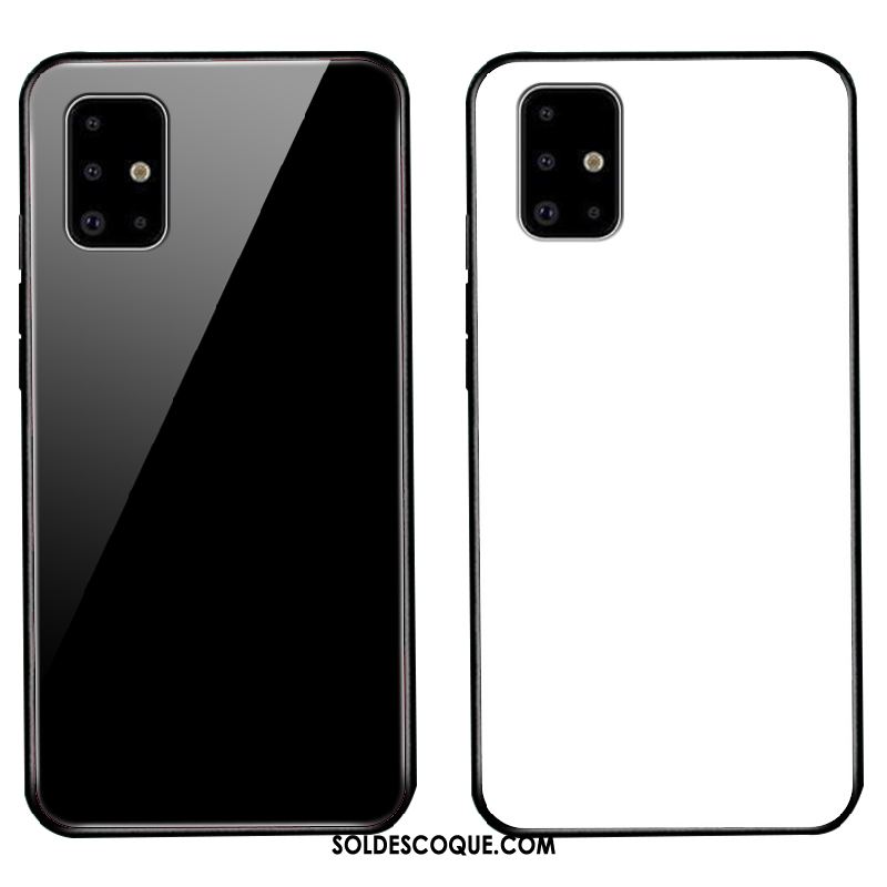 Coque Samsung Galaxy A71 Étui Luxe Étoile Noir Pure France