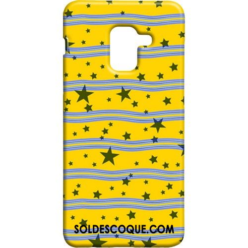 Coque Samsung Galaxy A8 2018 Délavé En Daim Étui Étoile Plaid Vintage Soldes