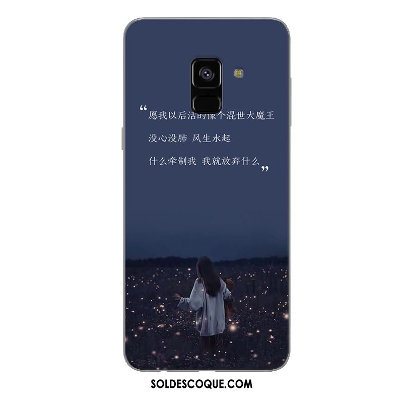 Coque Samsung Galaxy A8 2018 Personnalité Téléphone Portable Marque De Tendance Étui Étoile France