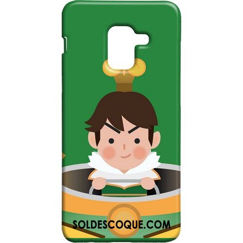 Coque Samsung Galaxy A8 2018 Protection Téléphone Portable Vert Étoile Étui France