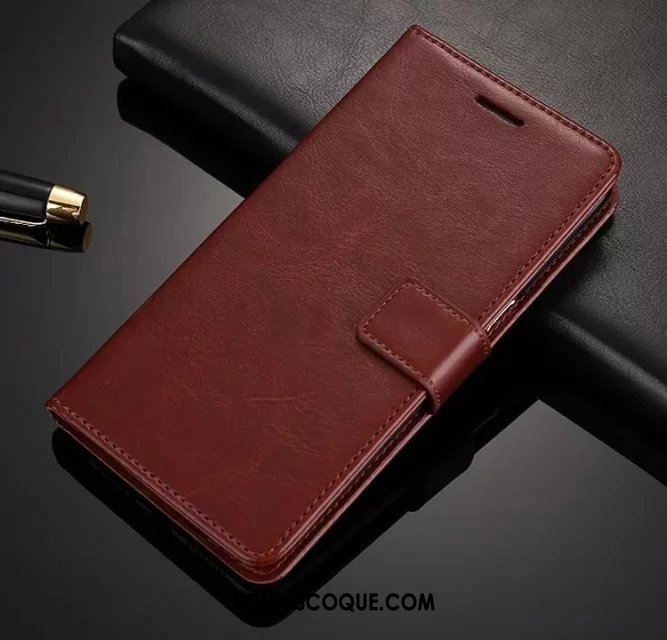 Coque Samsung Galaxy A8 Incassable Business Étoile Fluide Doux Étui En Cuir En Vente