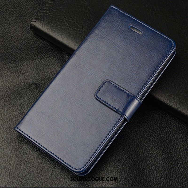 Coque Samsung Galaxy A8 Protection Étui En Cuir Bleu Téléphone Portable Étoile Pas Cher