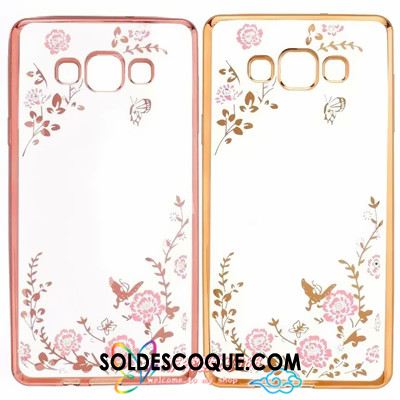 Coque Samsung Galaxy A8 Étoile Luxe Strass Placage Tendance Pas Cher