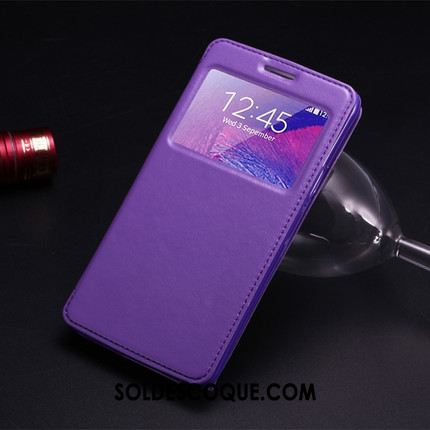 Coque Samsung Galaxy A80 Étui En Cuir Étoile Silicone Violet Téléphone Portable Pas Cher