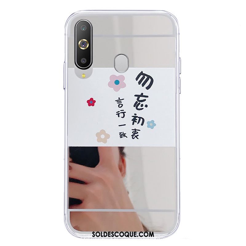 Coque Samsung Galaxy A8s Cœur Téléphone Portable Peinture Fluide Doux Miroir Soldes