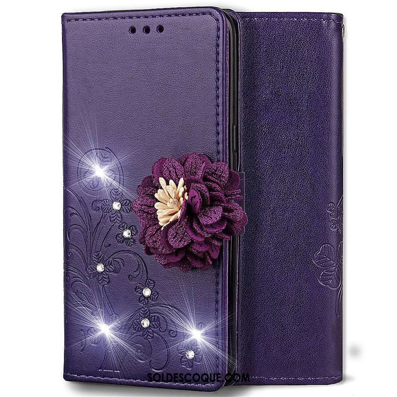 Coque Samsung Galaxy A8s Téléphone Portable Violet Étui Incassable Étoile Housse Soldes