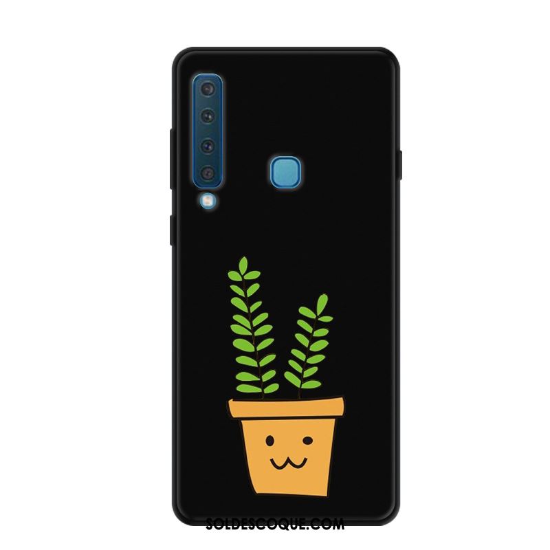 Coque Samsung Galaxy A9 2018 Drôle Étui Noir Étoile Incassable France