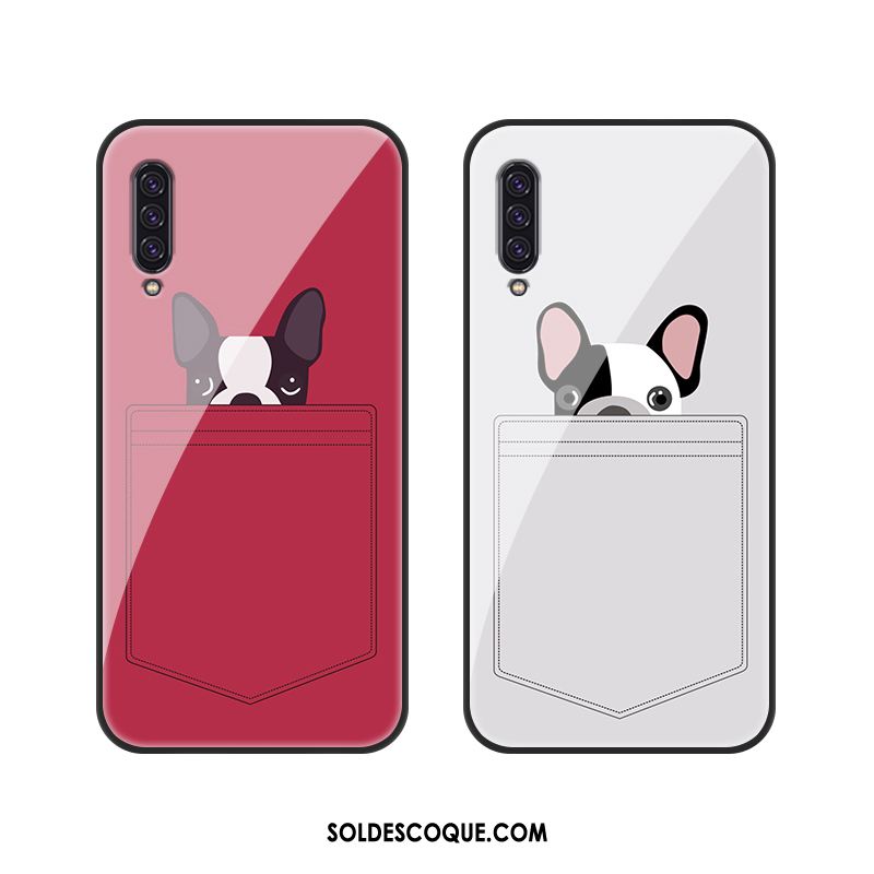 Coque Samsung Galaxy A90 5g Blanc Dessin Animé Verre Protection Tout Compris Pas Cher