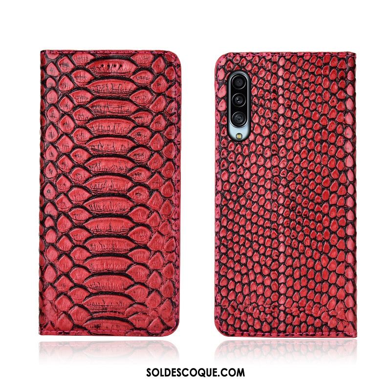 Coque Samsung Galaxy A90 5g Cuir Véritable Tout Compris Marque De Tendance Fluide Doux Silicone Housse En Vente