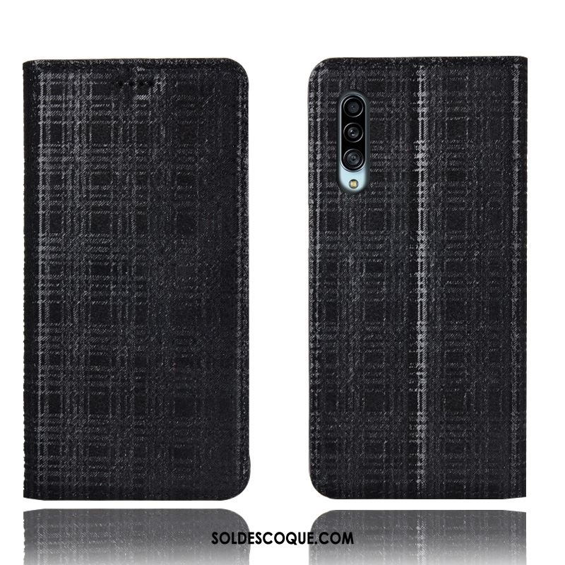 Coque Samsung Galaxy A90 5g Noir Cuir Véritable Téléphone Portable Étoile Incassable En Ligne