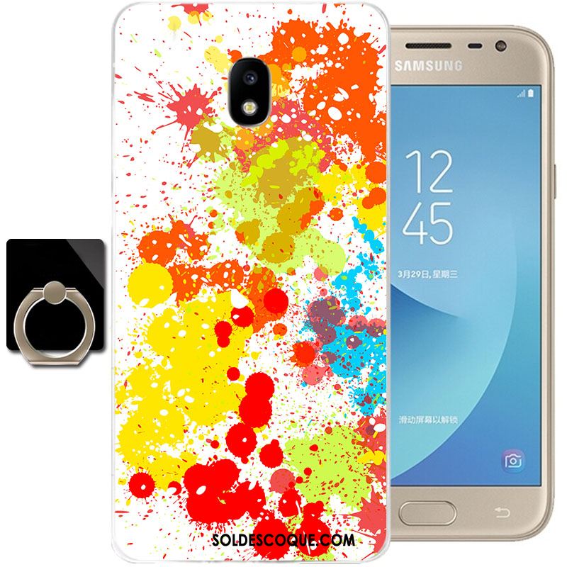 Coque Samsung Galaxy J3 2017 Étui Tout Compris Protection Fluide Doux Étoile Pas Cher