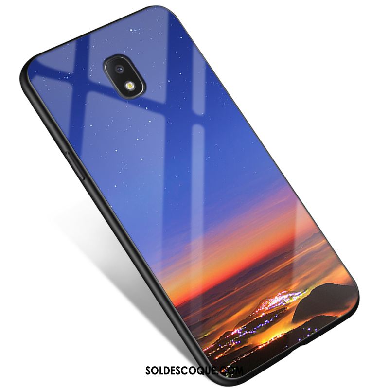 Coque Samsung Galaxy J5 2017 Verre Étui Étoile Bleu Incassable Soldes