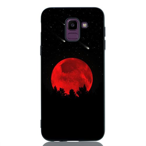 Coque Samsung Galaxy J6 Créatif Rouge Dessin Animé Fluide Doux Tout Compris France